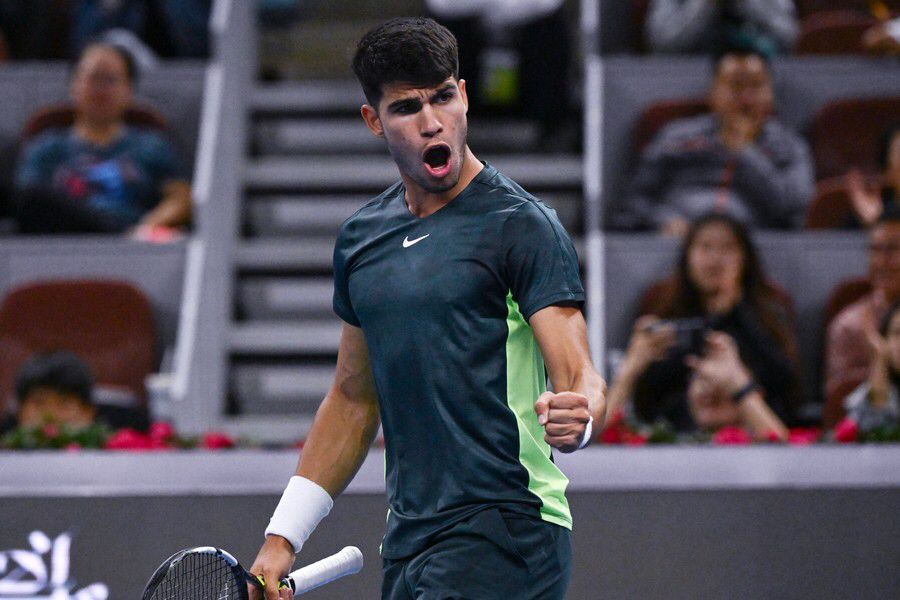 Experience the exhilarating journey of Carlos Alcaraz, world number 2, as he blazes his trail to the 12th semifinal at the China Open! Get ready for tennis drama at its finest. #CarlosAlcaraz #ChinaOpen #TennisThrills 🎾